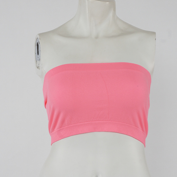 Super Soft Strapless Bra Bandeau Tube Top - Picture 2 of 3